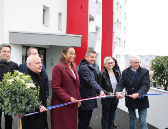 Saint-Etienne : Inauguration de la réhabilitation énergétique de la Tour Cassin
